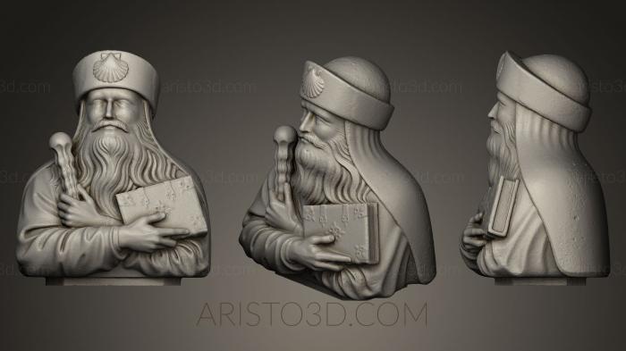 Busts and heads antique and historical (BUSTA_0068) 3D model for CNC machine